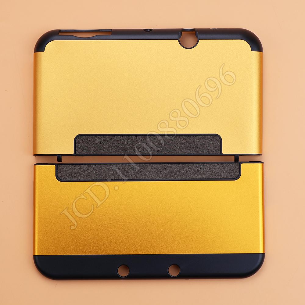 JCD New 3DS XL LL Top Bottom Housing Shell Case Replacement Faceplate Cover For NEW 3DS XL LL Console Front Back Protective Case золотистый