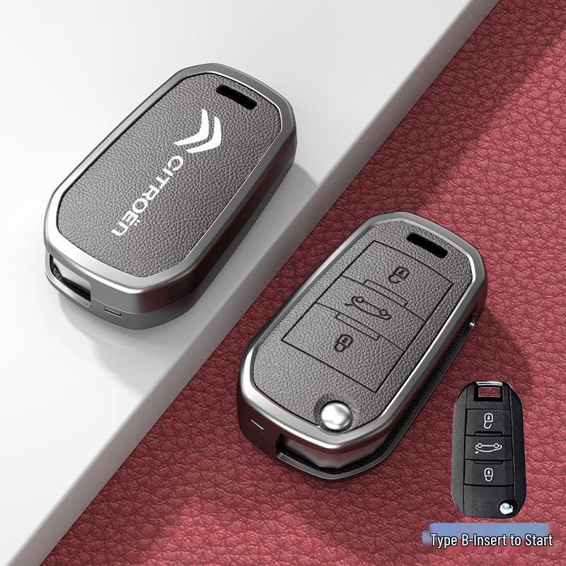 Car Key Cover & Buckle for Citroen C3XR, C4L, Tianyi, C5, C4 Sega, Elysee, C6 Models