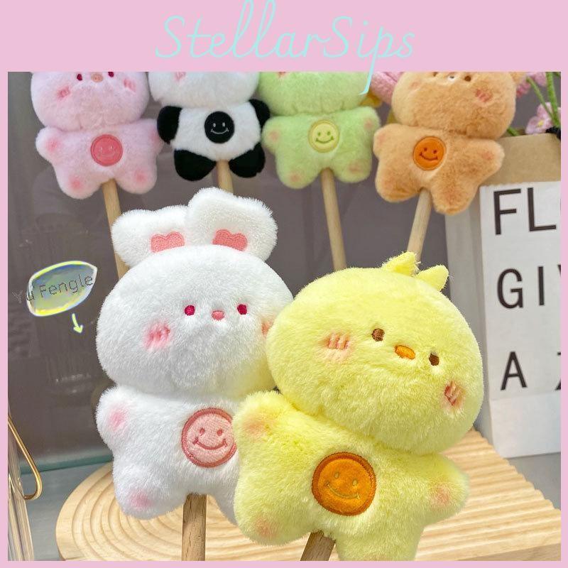 Rabbit Pig Bear Frog Cartoon Plush Doll Massage Hammer Used For Relax Back