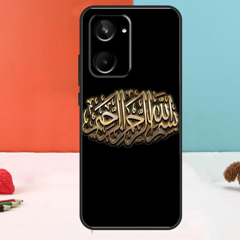 Muslim Islam Bismillah Allah For Realme C67 C75 C71 C55 C53 C61 C33 C63 C51 10 11 12 13 14 15 Pro Plus C65 GT7 Pro Case