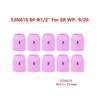 10pcs Ceramic Gas Lens Cup 53N61S #8 1/2" TIG Welding Torch WP-9/20 WP-17/18/26