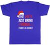 Dear Santa Please Bring Vodka Xmas Secret Santa Unisexs Unisex TShirt Tee Gift