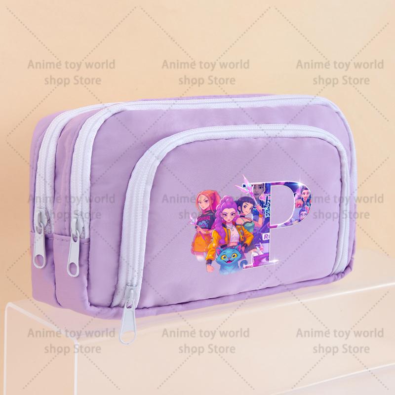 Kpop Dämonenjäger Federmäppchen Cartoon Kawaii Mädchen Stiftebox Stifthalter Tasche für Schüler Schulanfang Schreibwaren Geschenkartikel
