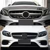 For Mercedes E-Class W213 2016-2020 Front Bumper Grille Gloss Black ABS Material Easy Installation Exterior Tuning Accessories