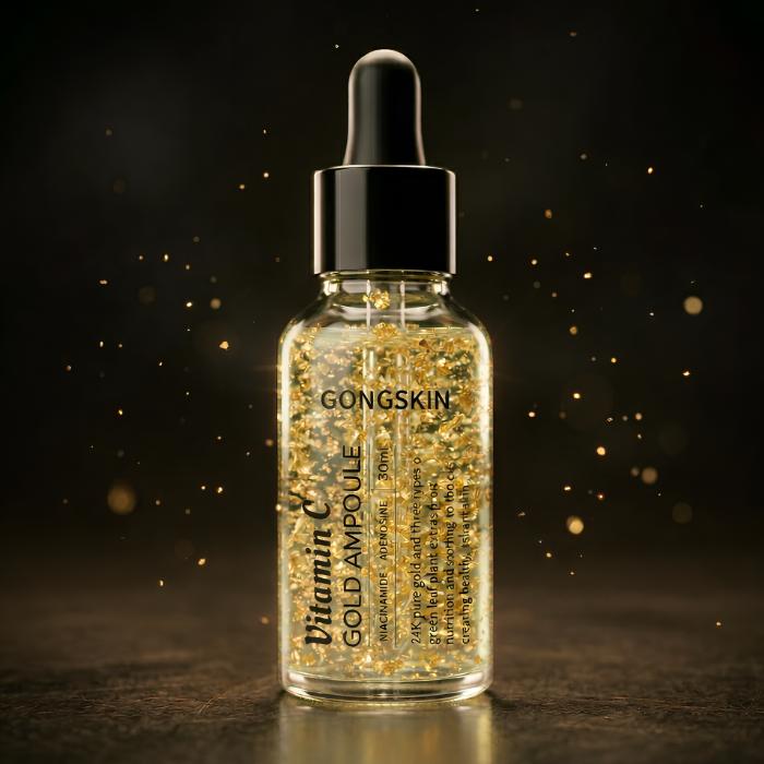 Vitamin C Gold Vitality Ampoule 30ml / Brightening Glow & Intensive Elasticity K-Beauty