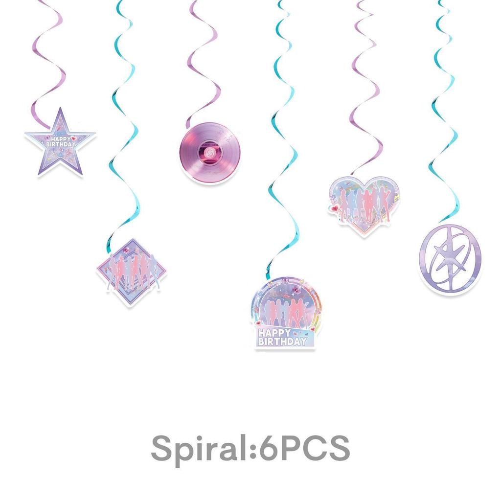 Girl Group-Themed Birthday Party Decorations: Disposable Paper Plates, Cups, Banners, and Cake Topper Set