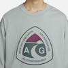 Nike Letter Print Crew Neck Long Sleeve T-Shirt Men Tops Mica-Green DX9451-330