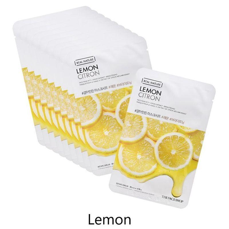 THE FACE SHOP - Real Nature Face Mask Bundle Set - 15 Types