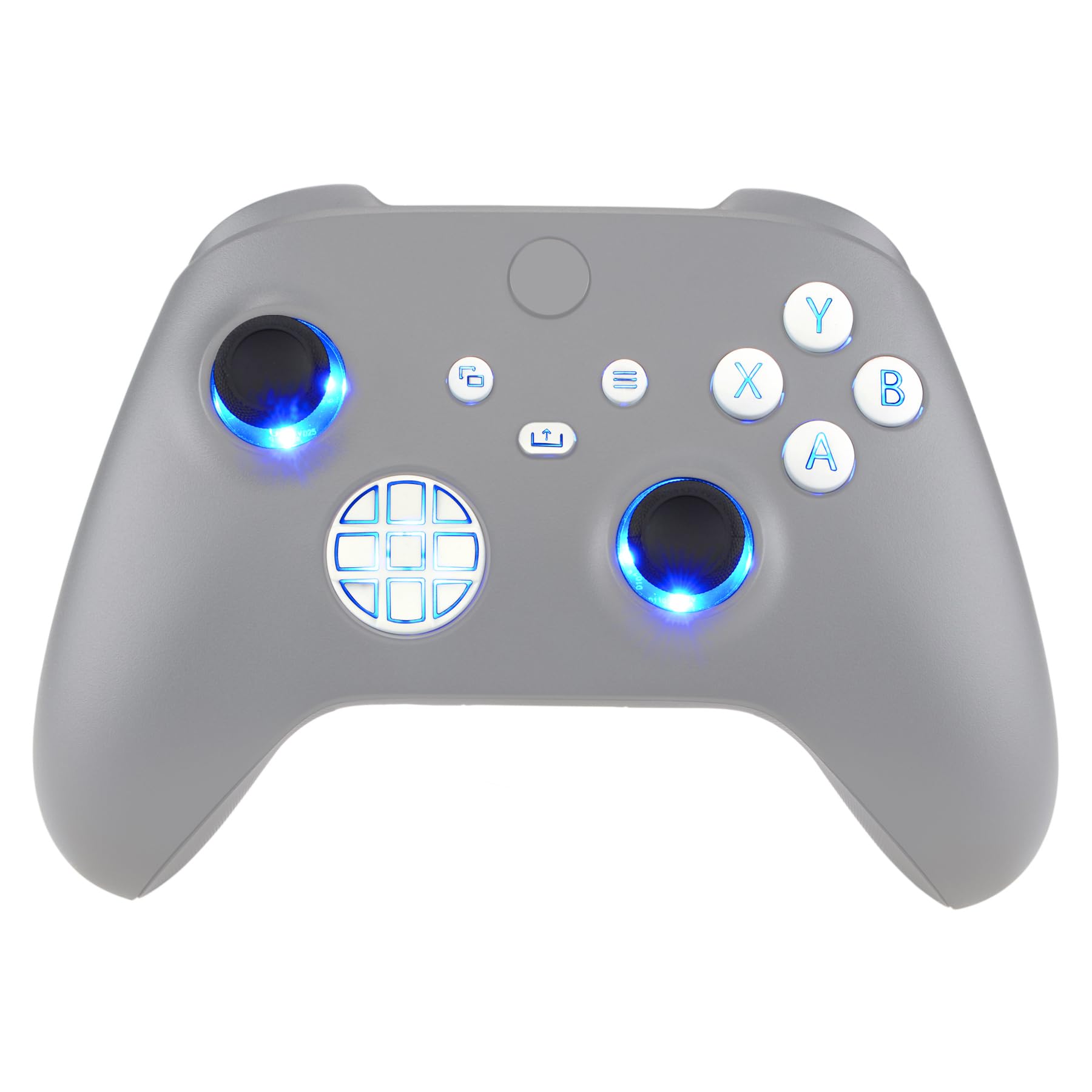 

eXtremeRate Многоцветный набор светящихся стиков и кнопок ABXY для Xbox Series DTF V2 LED-кит для контроллера Xbox Core Model 1914 белый