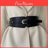 Elastic Fashion Womens Versatile Cinch Belt Black Wide Slimming Waist Belt For Coats Outerwear And Suits