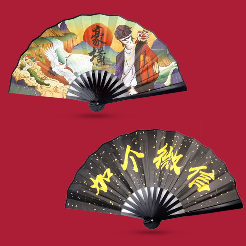 

Gift Ornaments Wedding Party Photo Prop Tool Folding Fan Home Decoration Handle Hand Fan Fan Crafts 1