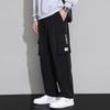 Trendy Men's Multi-Pocket Straight-Leg Work Pants - Velvet, Loose Fit, Ideal for Autumn/Winter Casual Wear