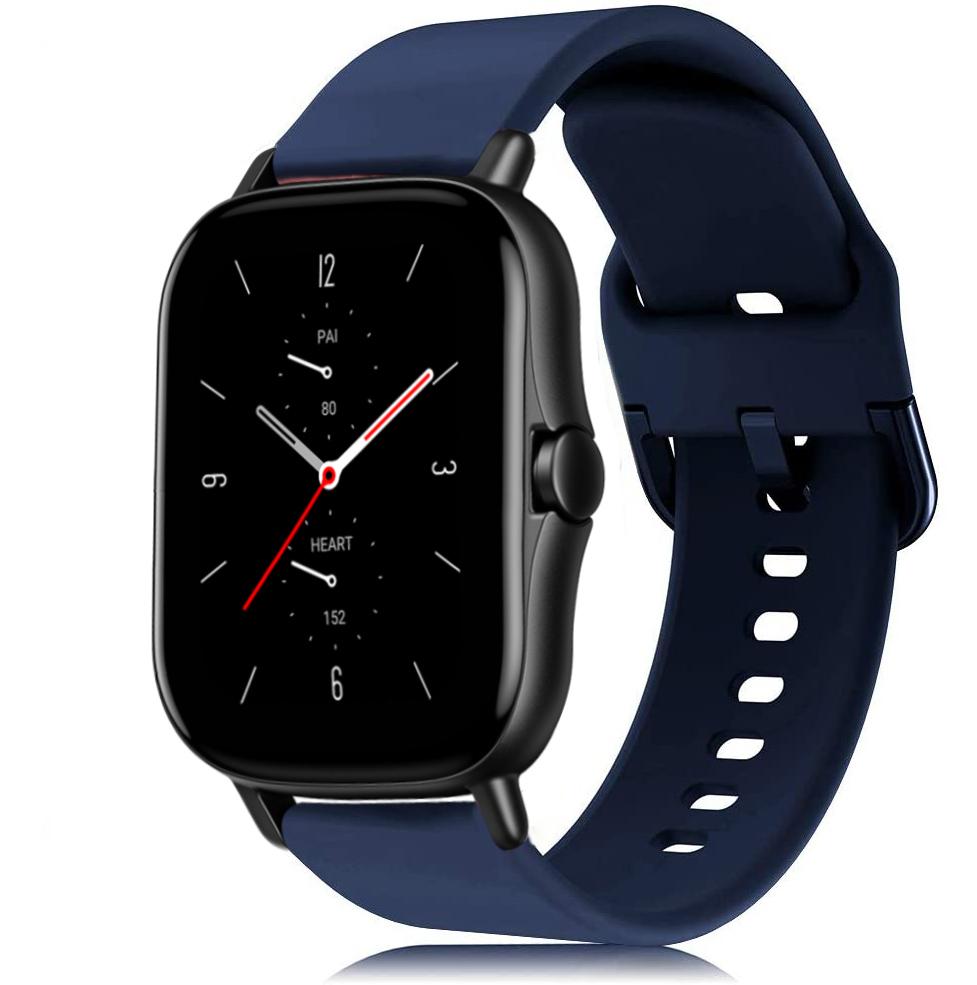 20mm 22mm Silicone Band For Amazfit GTS 4/3/2/2e/Mini/GTR 4 3 3 pro/GTR2/2e/stratos 2/3 Watch Bracelet Correa Amazfit Bip Strap