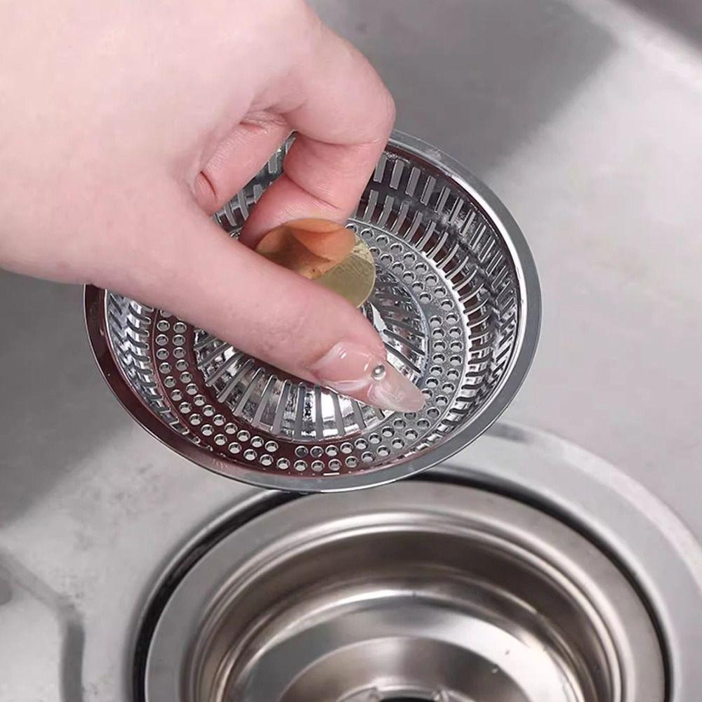 Anti-blocking Drain Filter Anti Clog Mesh Trap Durable Kitchen Sink Strainer