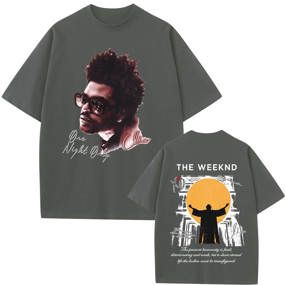 Rapper The Weeknd XO Tour 2026 T Shirt Unisex Women Hip Hop Fashion Pop Music Short Sleeve Tshirt Unisexs Casual Vintage Streetwear