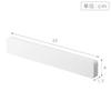 Yamazaki Jitsugyo Magnet & Wall Knife Holder W25 White Approx. W25XD1.7XH4cm Tower Silicone Surface Knife Storage 5199