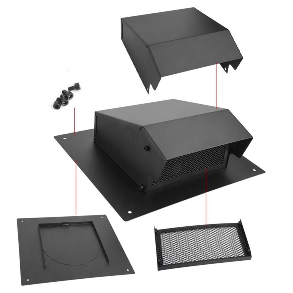 Roof Vent Chimney Cover Stainless Steel Exhaust for Ventilation System 6inch