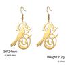 Teamer Vintage Filigran Ast Vogel Edelstahl Hängeohrringe Damen Goldfarbe Elegant Tier Schmuck Hochzeit Valentinstag Geschenk
