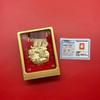 999 Pure Gold Scenic Souvenir Photo Frame: Popular Wealth & Fortune Gift for Elders