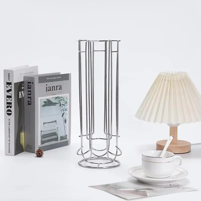 18 Tassen Große Kapazität Kapselhalter Dolce Gusto Edelstahl Silber Aufbewahrungshalter Kapseln Kaffee Kapseln Regal Spender Halter