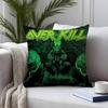 O-Overkills Rock Band Pillow Case Plush Fabric Soft Pillowcase Double Sided Print Cushion Cover Household Gifts
