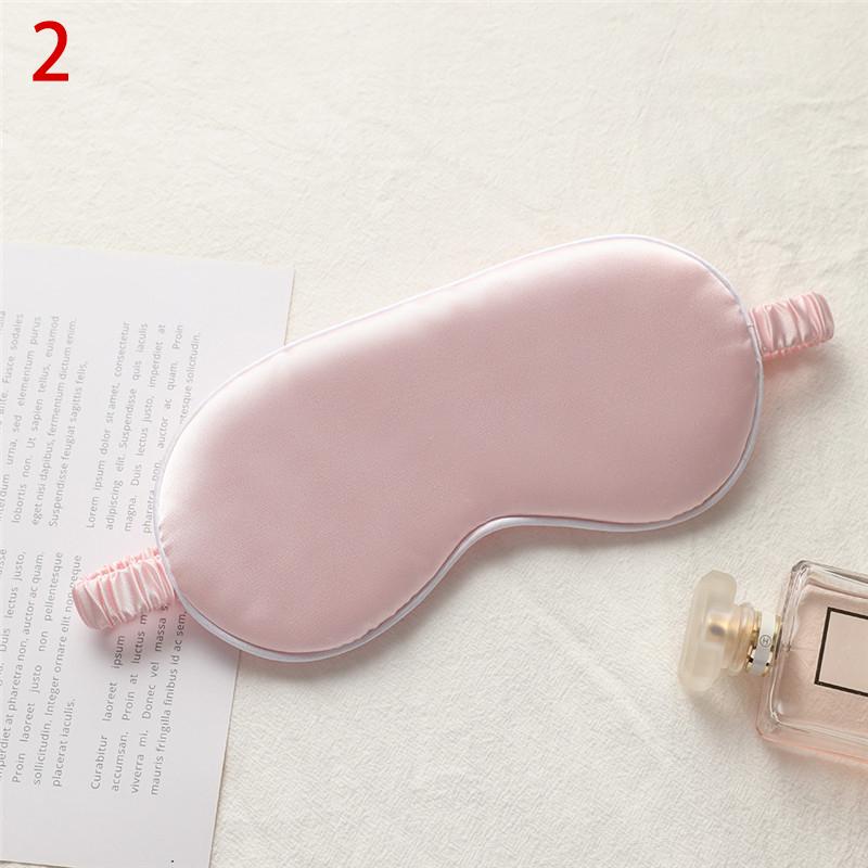 Ögonskydd för att sova Ögonmasker Mulberry Silk Satin för Kvinnor Män Sova ögonskugga Slät ögonbindel Sömnlöshet Hjälpmedel Somna Bekväm att bära