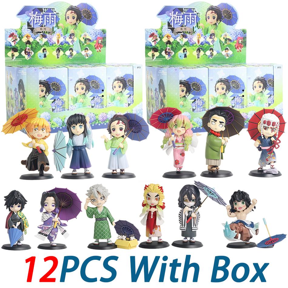 Latest   Figurine Plum Rain Series Kochou Shinobu Tomioka Giyuu Kanroji Mitsuri Desktop  Figurine Present For Kids