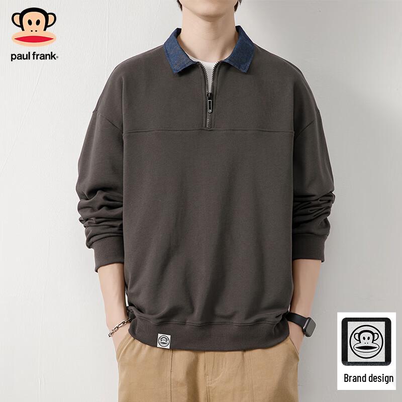 

Paul Frank Men s Pullover Sweatshirt with Collar XL