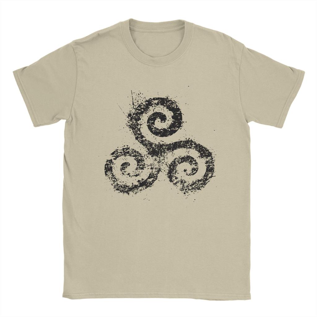 Streetwear Teen Wolf Triskelion Black Ink T-Shirt Unisex Cotton Short Sleeve O-neck Summer Clothes