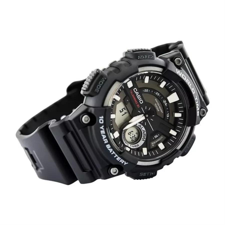 Casio - Resin Case Resin Strap Men's Quartz Watch AEQ-110W-1A