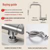 Submarine L3051 Foldable Stainless Steel Kitchen Faucet
