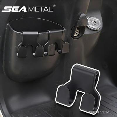 Motorcycle Hanger Hooks Hidden Creative Car Hook For Electric Vehicles Multi-functional Rear Seat Phone Holder Hook Auto Interior Accessories