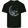 Cryptocurrency Mining the Moon Unisexs Light Cotton TShirt