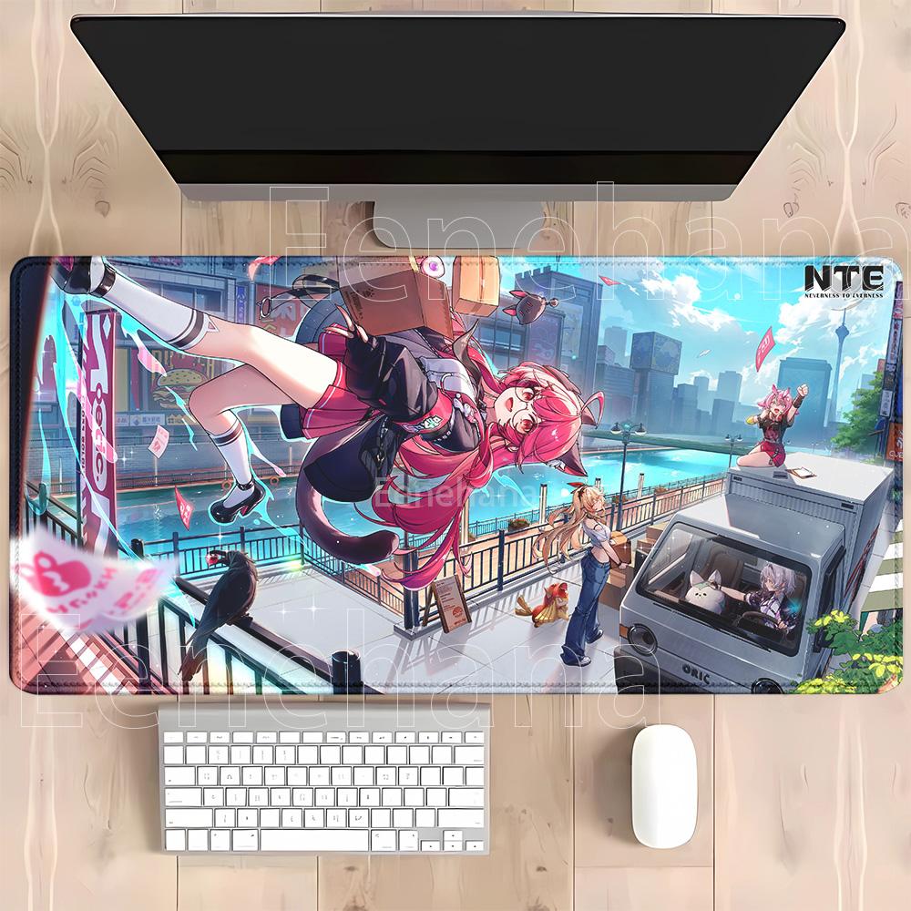 Anime kawaii girl NTE Neverness to Everness Mouse Pad PC Keyboard Gaming HD Printing esports Mousepad keyboard overlock Desk Mat
