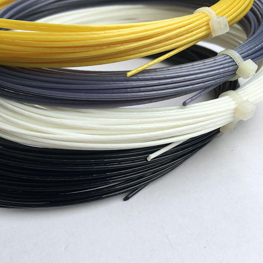 Corde de Tennis Alu Power Co-Polyester Monofilament Double Nervurée Corde de Raquette de Tennis 17G/1.25mm Pour les Passionnés de Tennis