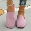 Fashion Women Spring Autumn New Ballet Flat Shoes Women Mesh Breathable Square Toe Casual Comfortable Sneakers for Women