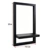 Decorative Wooden Wall Shelf Square Storage Rack Versatile Plant Display Rack  Flower Vases