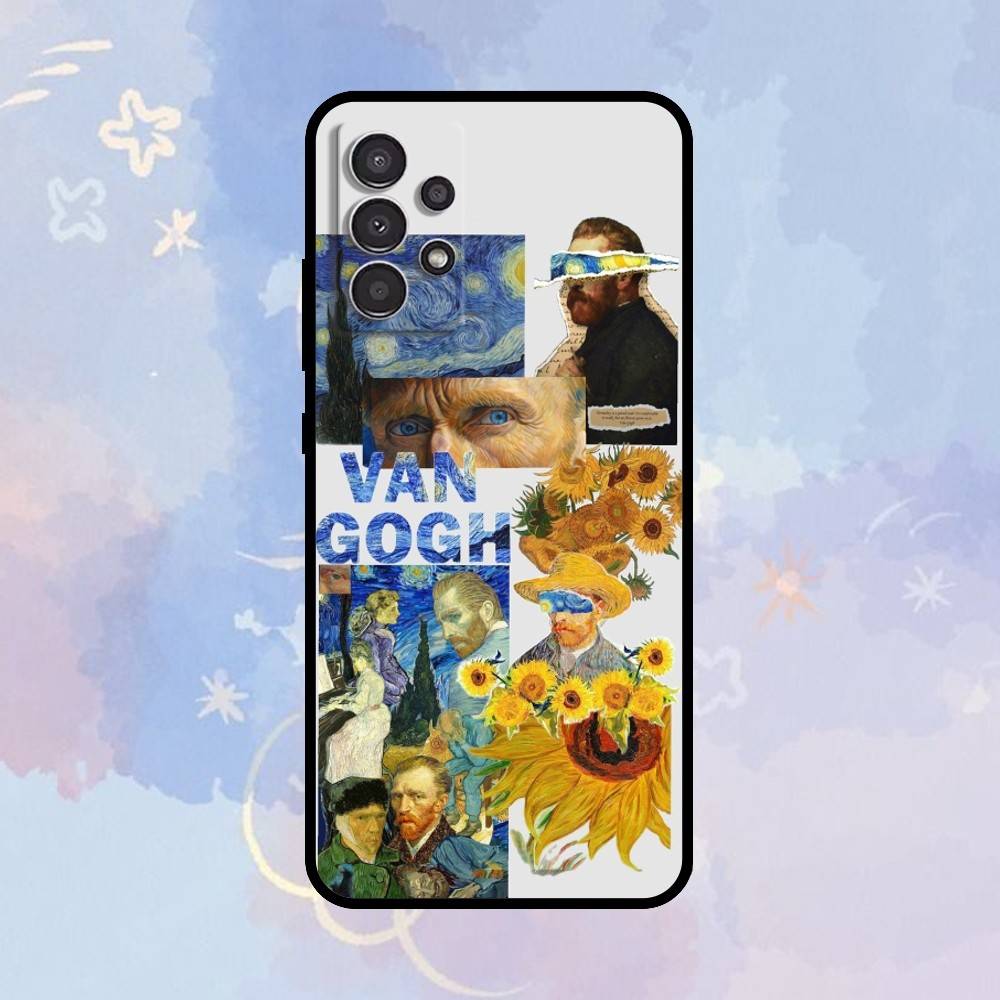 

AAA Van Gogh Case Phone Case For Samsung Galaxy A73,A72,A71,A70,A53,A52,A51,Others Soft Black Cover Samsung a53 5g