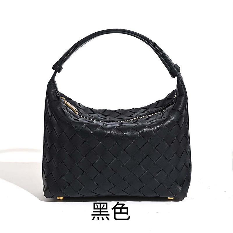 

Новая плетеная наплечная сумка, сумка-ланчбокс из овчины, модная и высококлассная сумка подмышку, сумка-мессенджер.