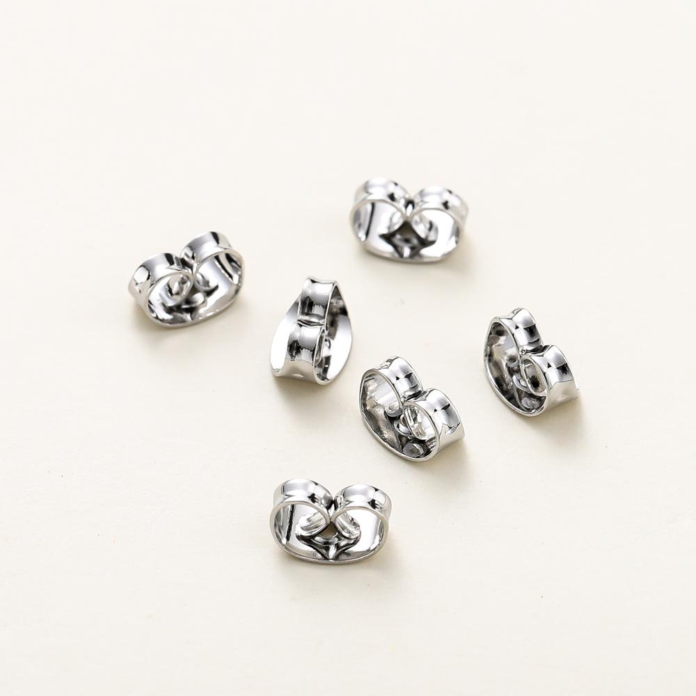 50pcs 14K/18K Gold Plated Small Size Earing Back Stopper Butterfly Earing  Plug For  DIY Jewelry Making Earing Pendant Finding