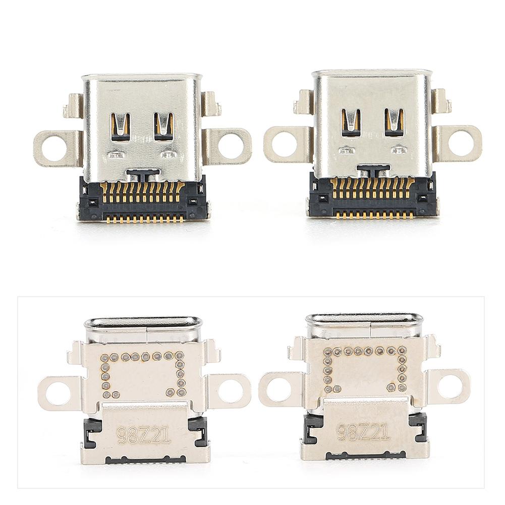 2Pcs Charge Port Interface for Nintendo Switch NS Game Machine Power Supply TypeC