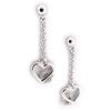 Altesse [K4508] - White 'Love' Silver Earrings