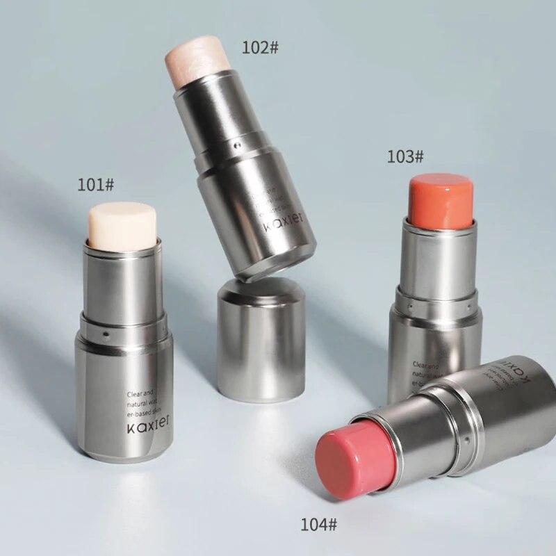 4 Farben Rouge Stick Glitzer Highlight Creme Wasserfest Make Up Gesicht Körper Aufhellung Gesichtskontur Rouge Make-up Kosmetik