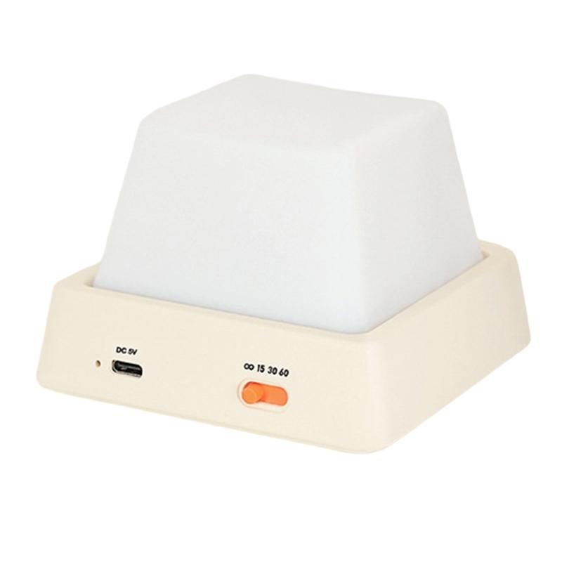 Funny Keyboard Key Night Light Bedroom Ornament Sleep Bedside Lamp Decoration Rechargeable Sleep Night Lamp Enduring