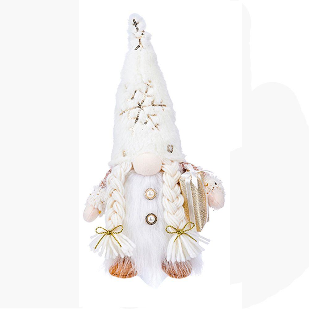 

Xmas Standing Doll For Home Santa Elf Doll Christmas Ornaments Gnome Doll Christmas Decoration B
