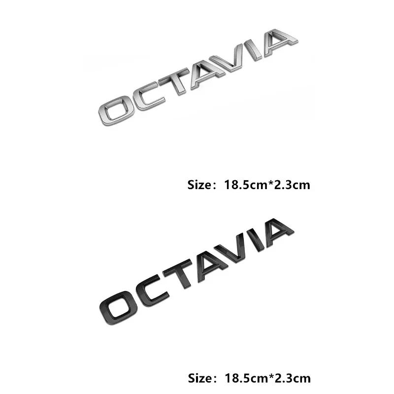 Naklejka Samochodowa 2025 Gorące Naklejki z Literami dla SKODA Logo 4x4 Karoq Kamiq Kodiaq Superb Octavia A7 Tour Rapid Yeti Emblemat Tylnej Klapy Samochodu