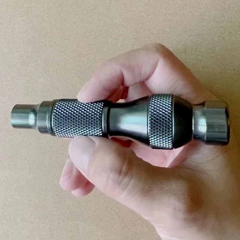 Precision Aluminum Alloy Handle for Shank 1/4" Bits Comfortable Mini ScrewDriver 6.35mm Holder Repair Open Tools Professional