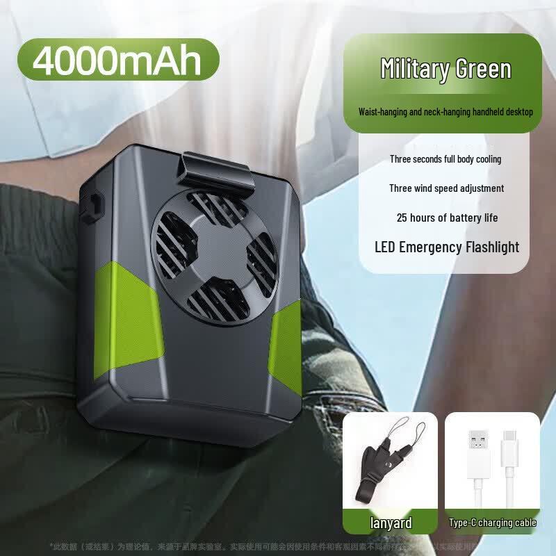 Portable Clip-on Waist Fan