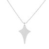 Kpop BTS J-Hope Same Style Four-Pointed Star Pendant Necklace Silver Ball Bead Chain Choker Clavicle Necklace Fan Merchandise Jewelry Gift for ARMY