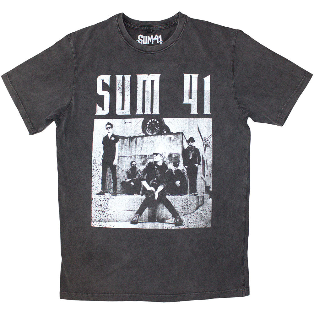 Sum 41 Stone Wash TShirt Box Photo OFFICIAL NEW S